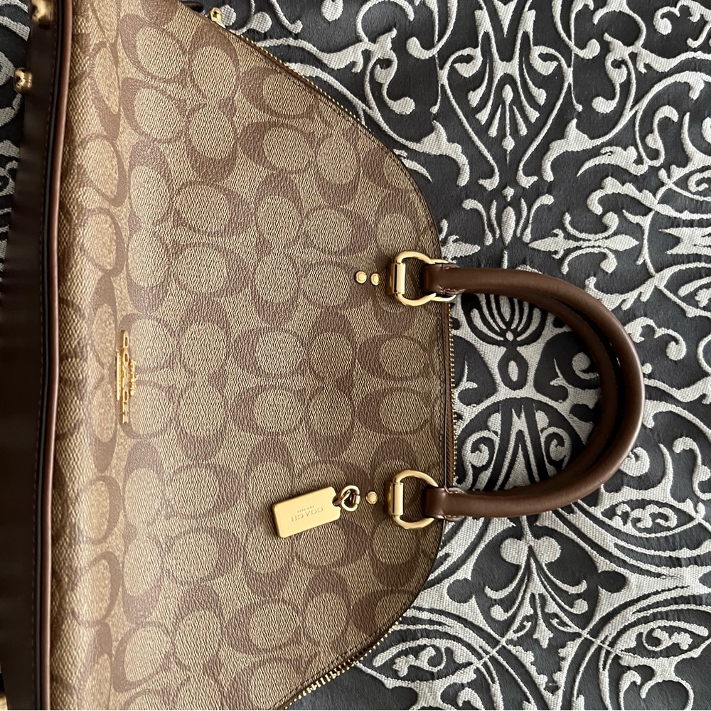 Coach monogram satchel